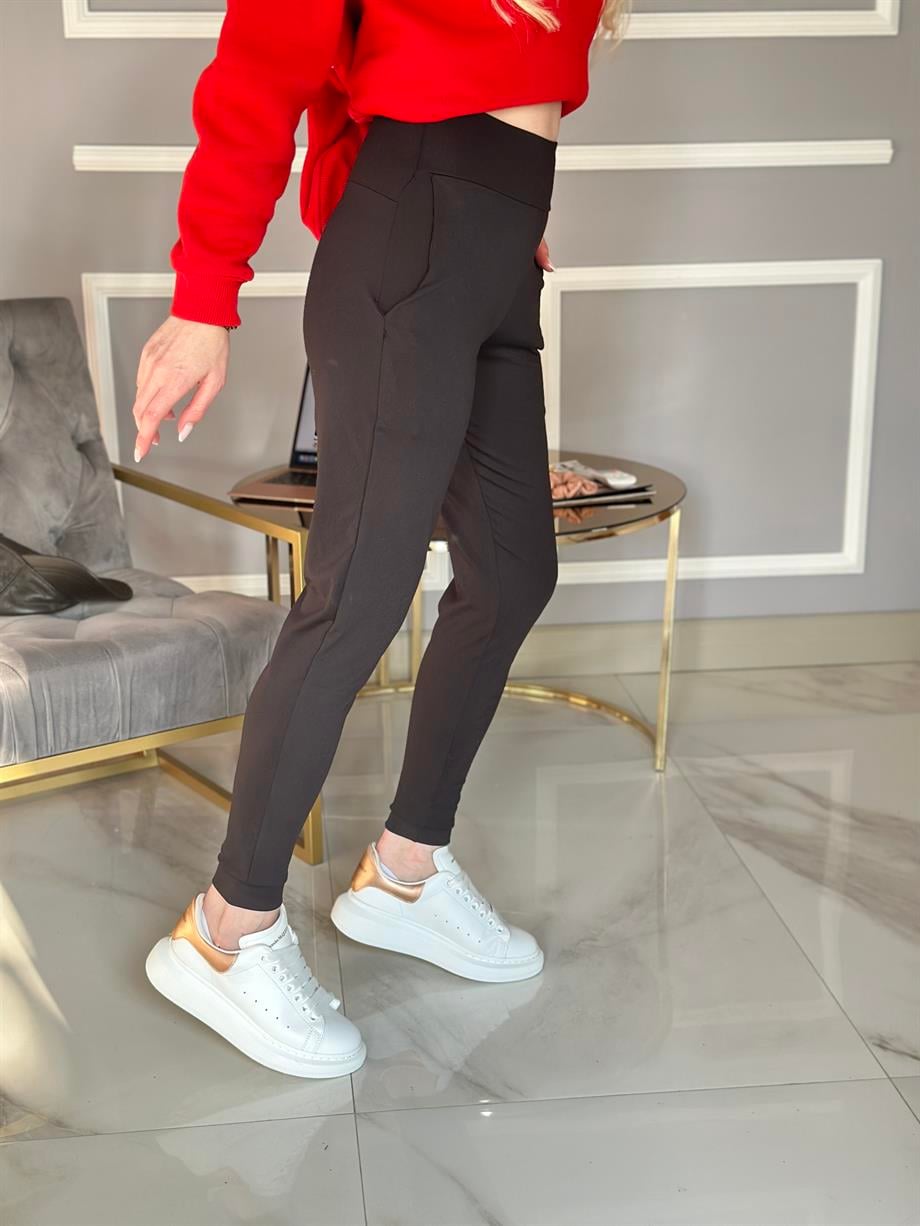 Oys Jogger Tayt Yandan Cepli Siyah