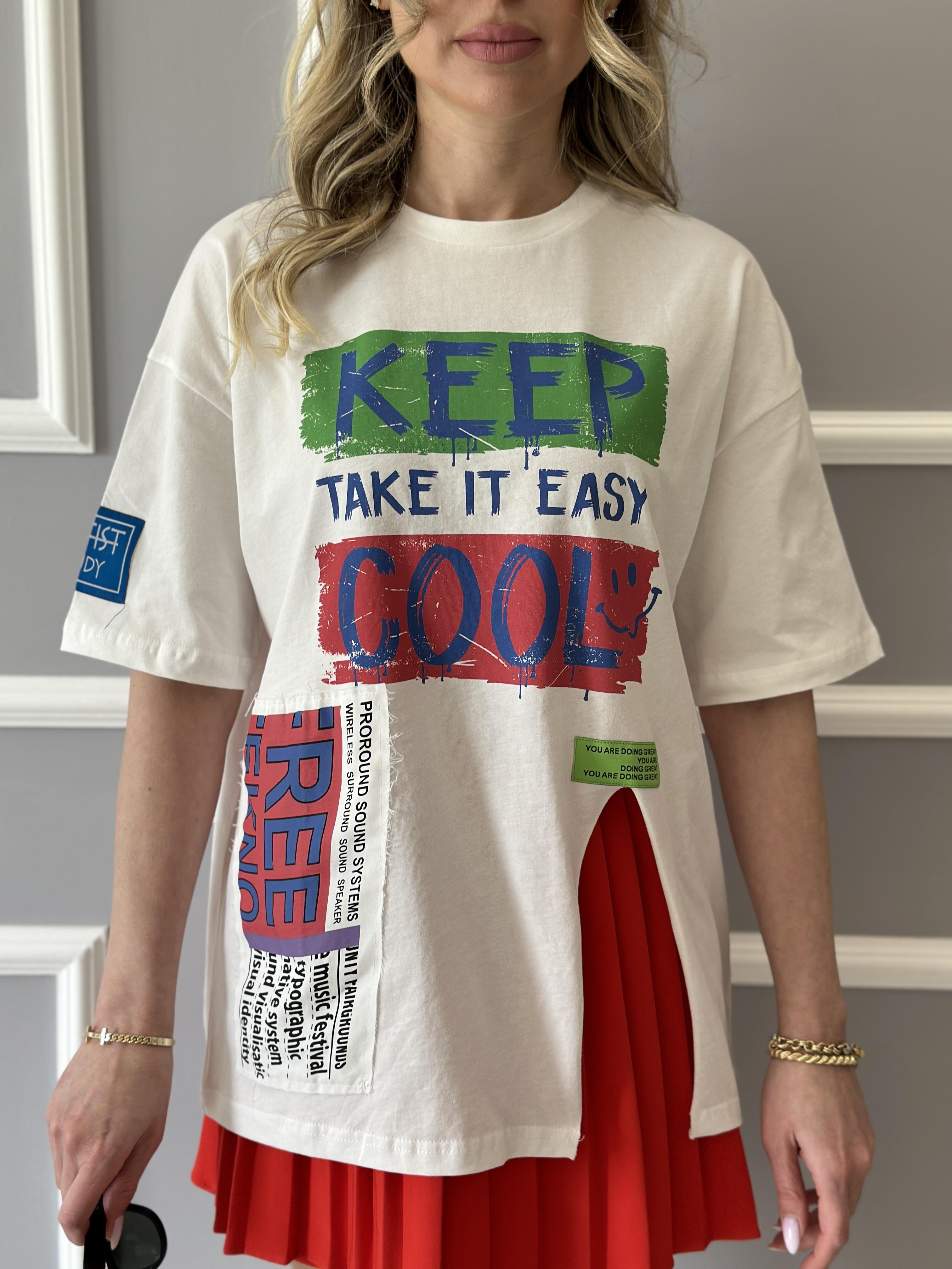 Premium Cool T-shirt  Ekru