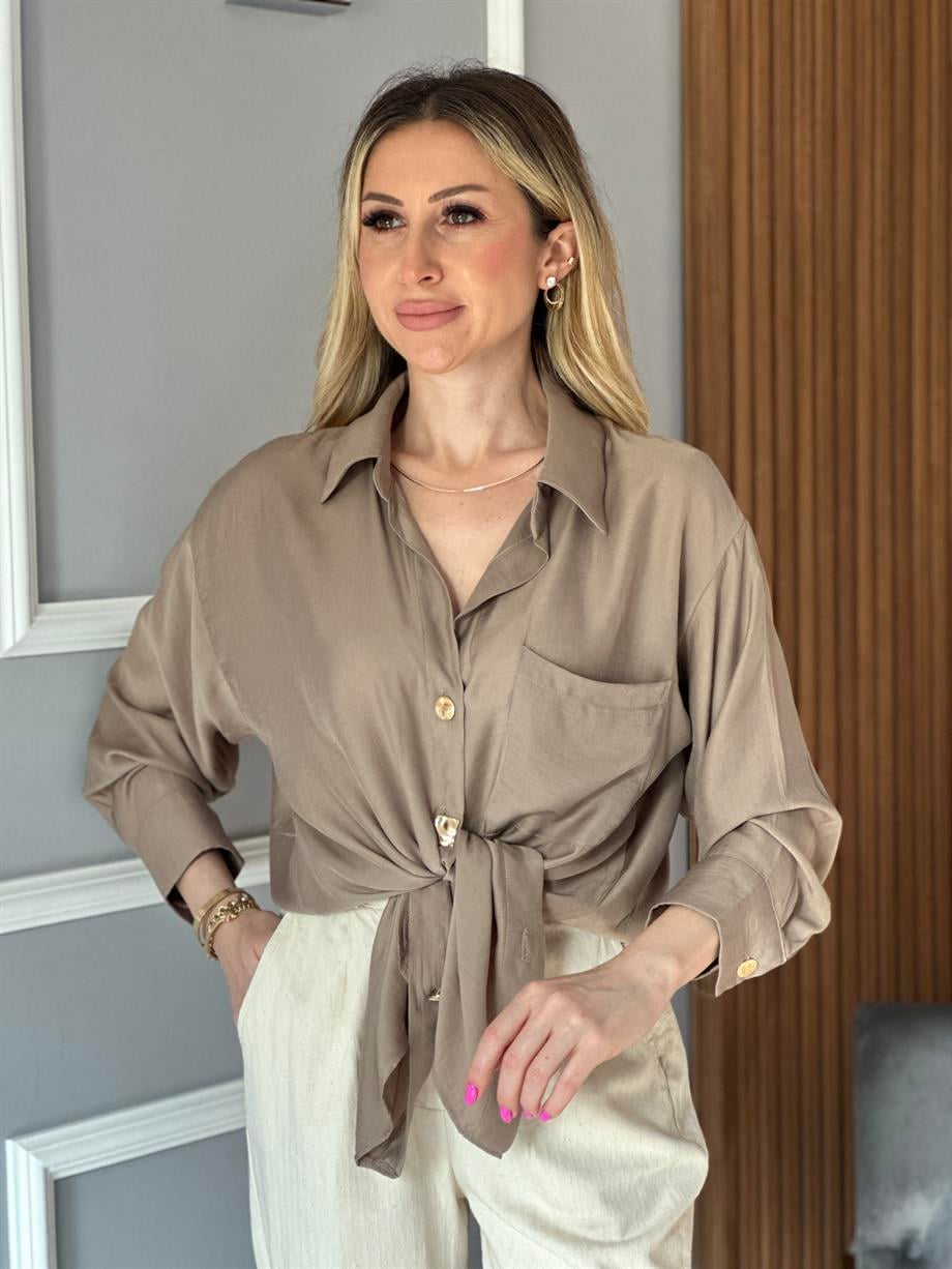 Salaş Gömlek Vizon