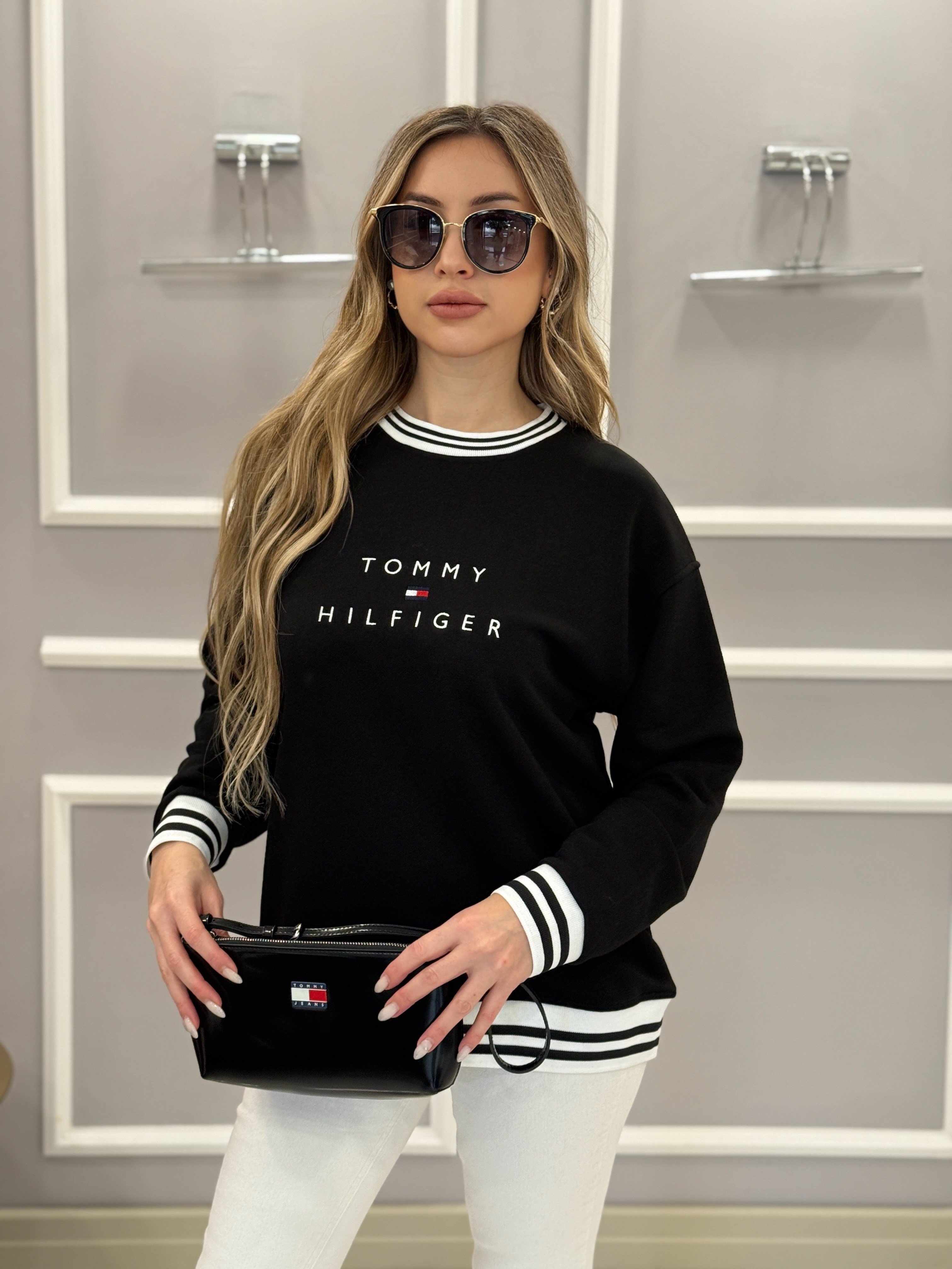 TH Premium Biyeli Sweat Siyah
