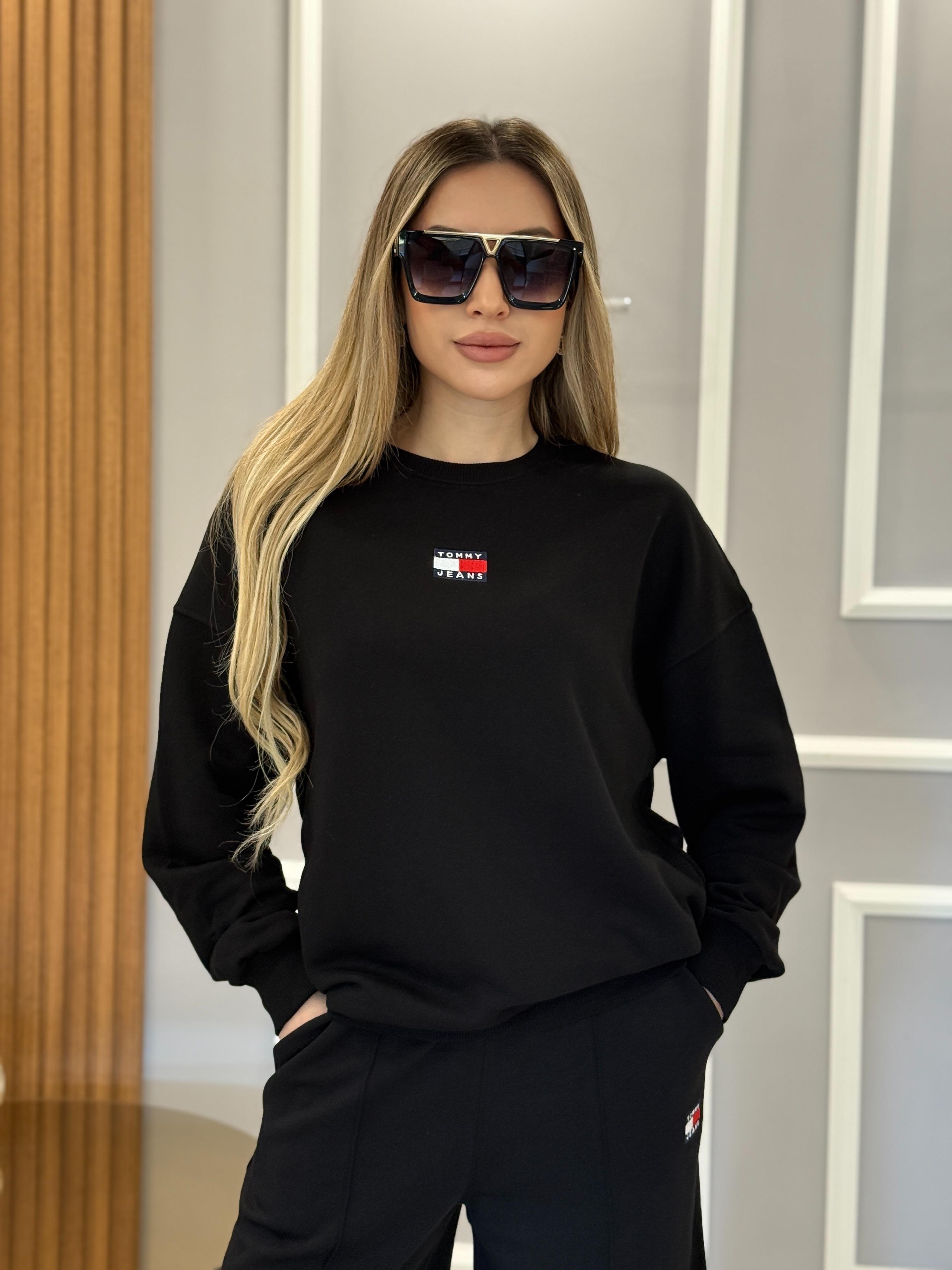 Th Siyah Sweatshirt Boy 65cm