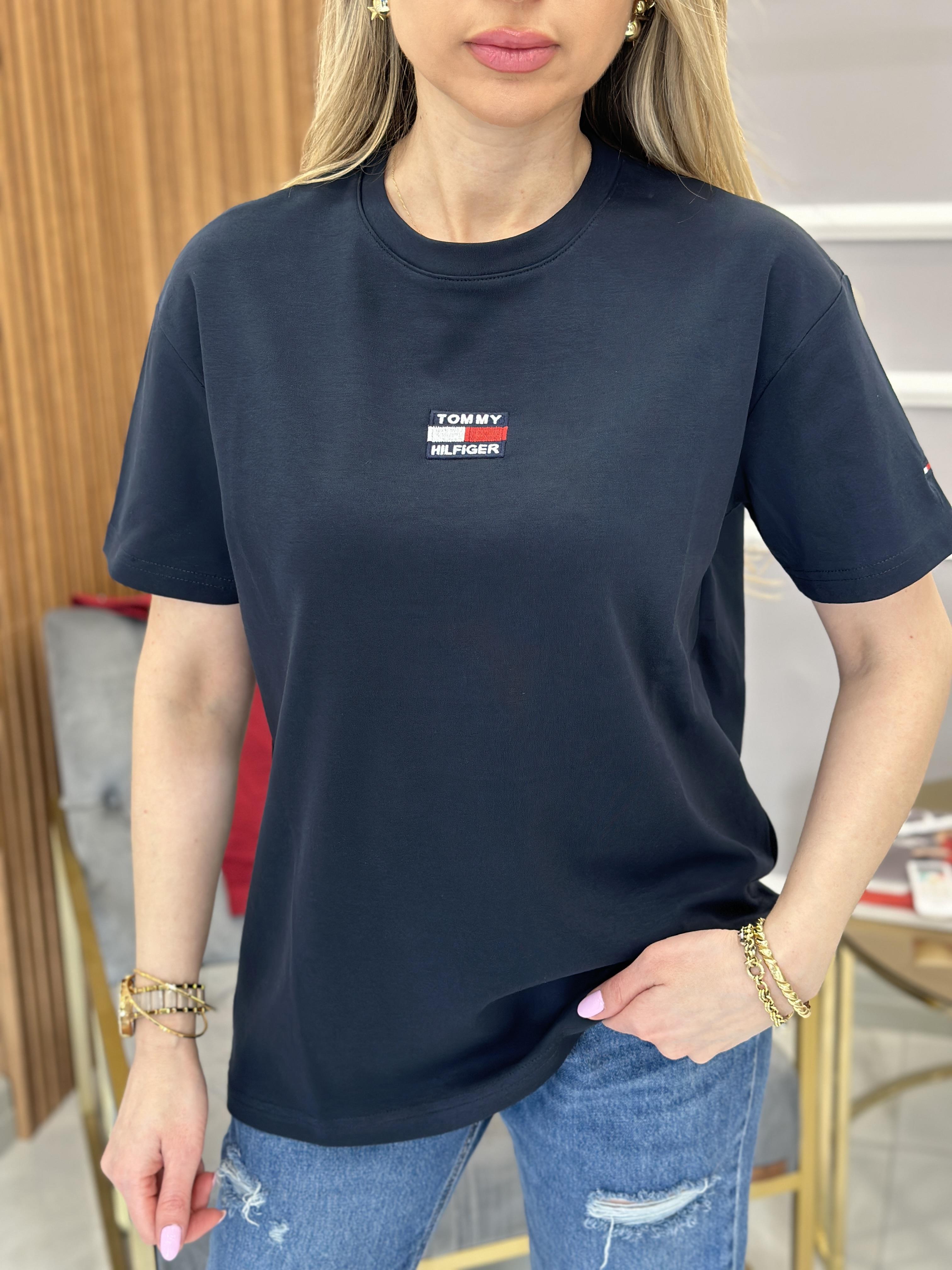 Th T-shirt Arma Detaylı Lacivert