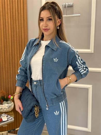 Ad-das Ultra Premium Bomber Ceketli Pantonlu Kot Takım
