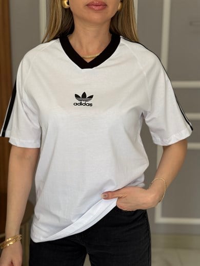 ADDAS Premium Beyaz Tişört 