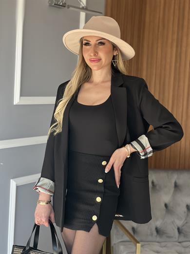 Blazer Ceket Siyah