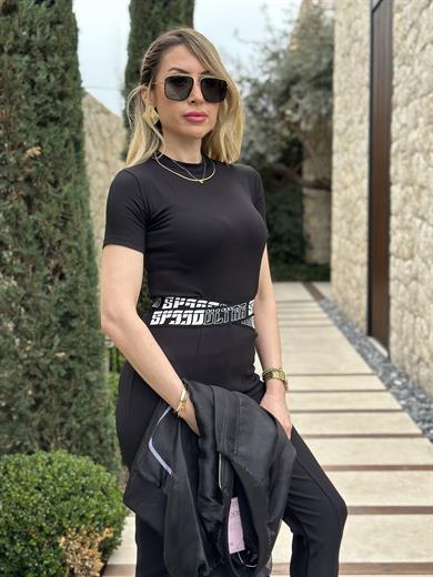 Bluz Kısa Kol Siyah