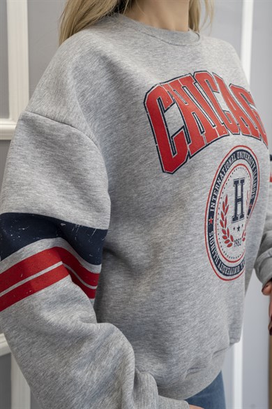 Chic Sweatshirt Gri