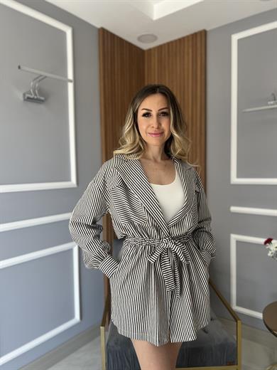 Çizgili Ceket 