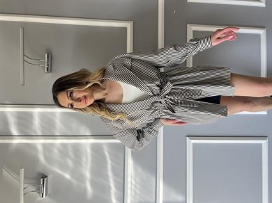 Çizgili Ceket 