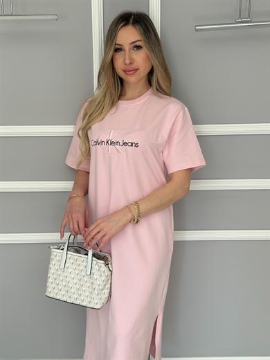 Cnk Boyu 106 cm Pembe Elbise