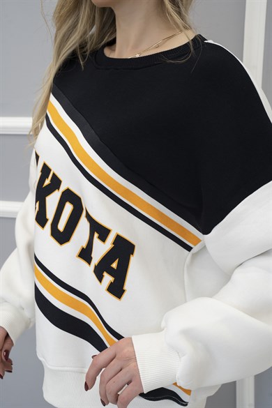 Dakota Baskı Sweatshirt Lacivert
