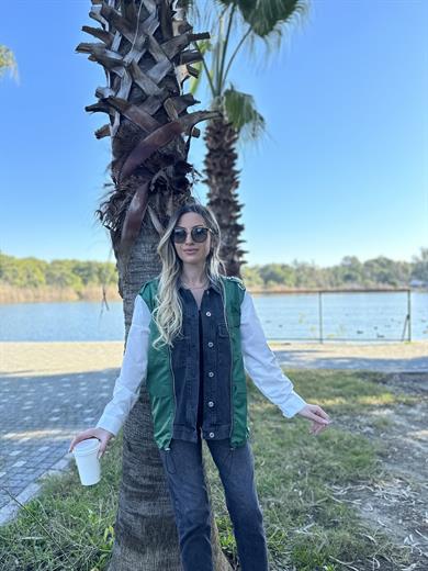 Fermuar Detaylı Ceket