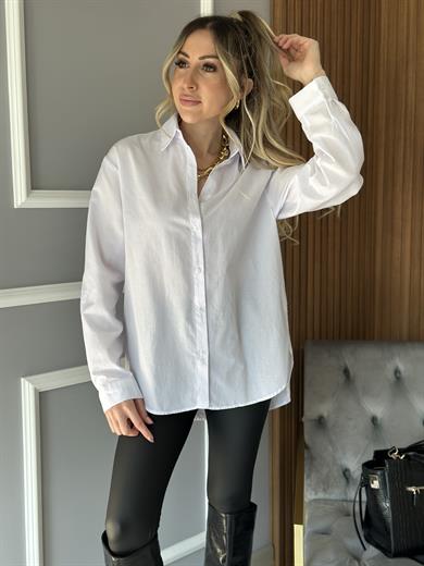 Gömlek Oversize Beyaz