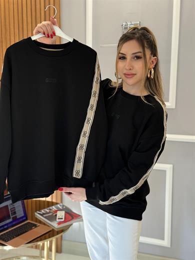 Gu Kol Detaylı Sweat Siyah 65 cm