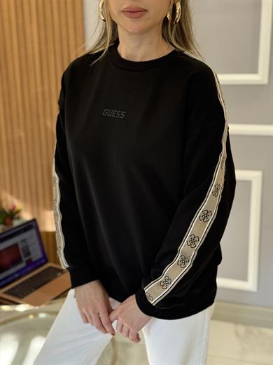 Gu Kol Detaylı Sweat Siyah 65 cm