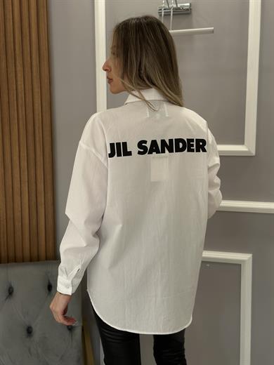 Js Gömlek Oversize Beyaz