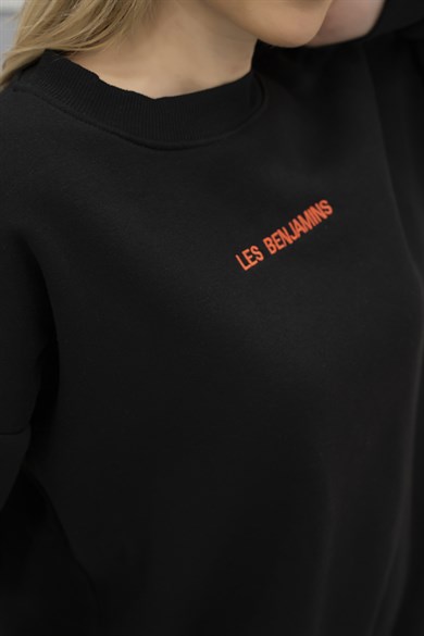 Less Sweatshirt Siyah