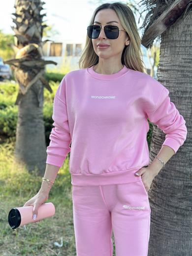 Linda Eşofman Takımı Pembe