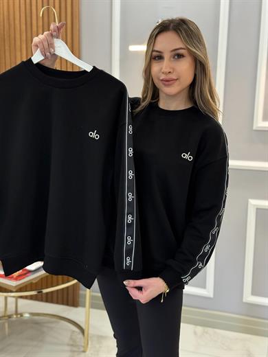 Lo Kol Detaylı Sweat Siyah 65 cm 