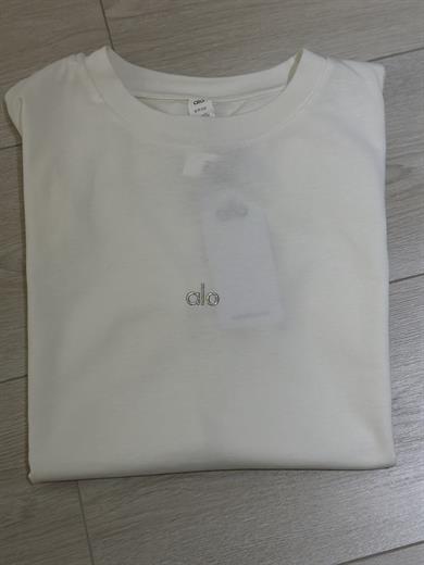Lo T-shirt Silver Yazı Detaylı Beyaz