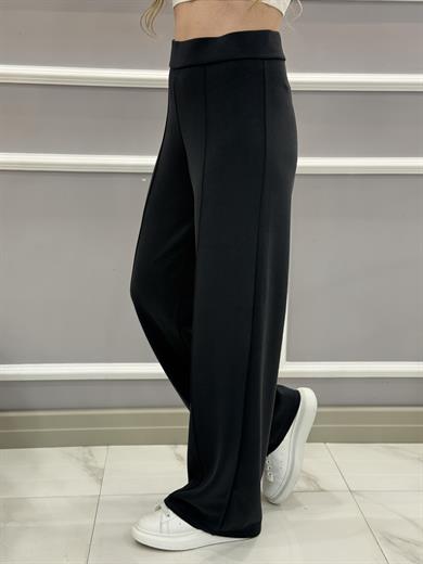Oys Modal Kumaş Beli Lastikli Çımalı Lacivert Pantolon 