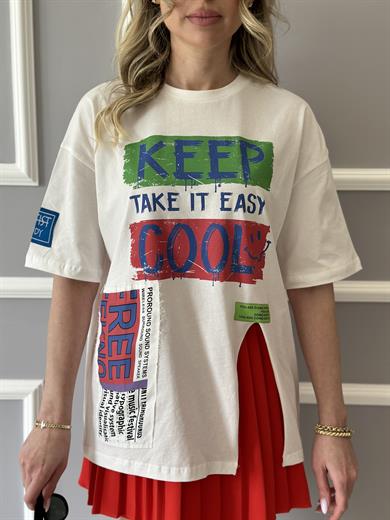 Premium Cool T-shirt  Ekru