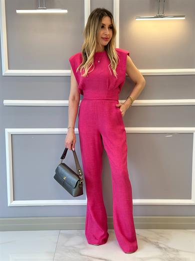 Premium Lia Crop Takım Pembe