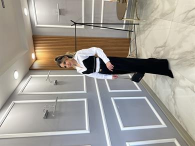 Premium Pantolon Palazzo Bel Detaylı Siyah