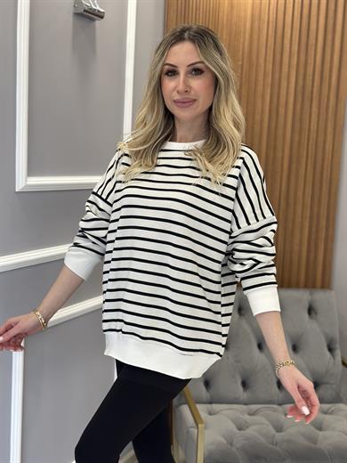 Sweatshirt Çizgili