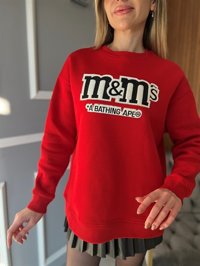 Sweatshirt Kırmızı