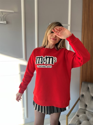 Sweatshirt Kırmızı