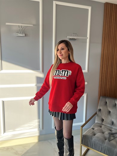 Sweatshirt Kırmızı