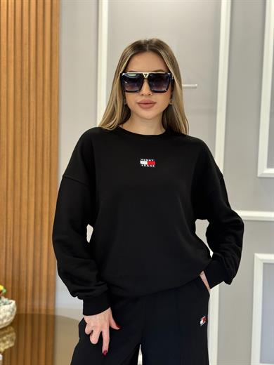 Th Siyah Sweatshirt Boy 65cm