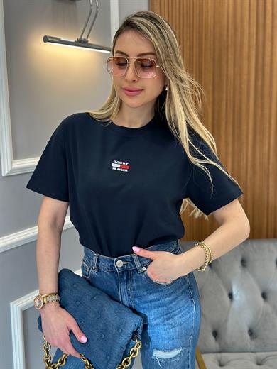 Th T-shirt Arma Detaylı Lacivert