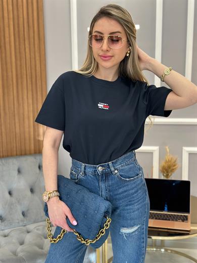 Th T-shirt Arma Detaylı Lacivert