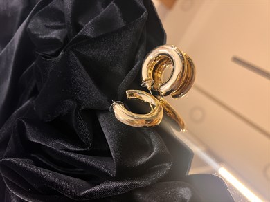 Yarımay Soloman Küpe Gold