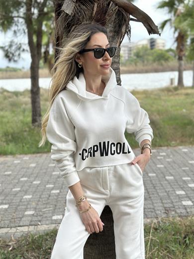 Yulia Eşofman Takım Ekru
