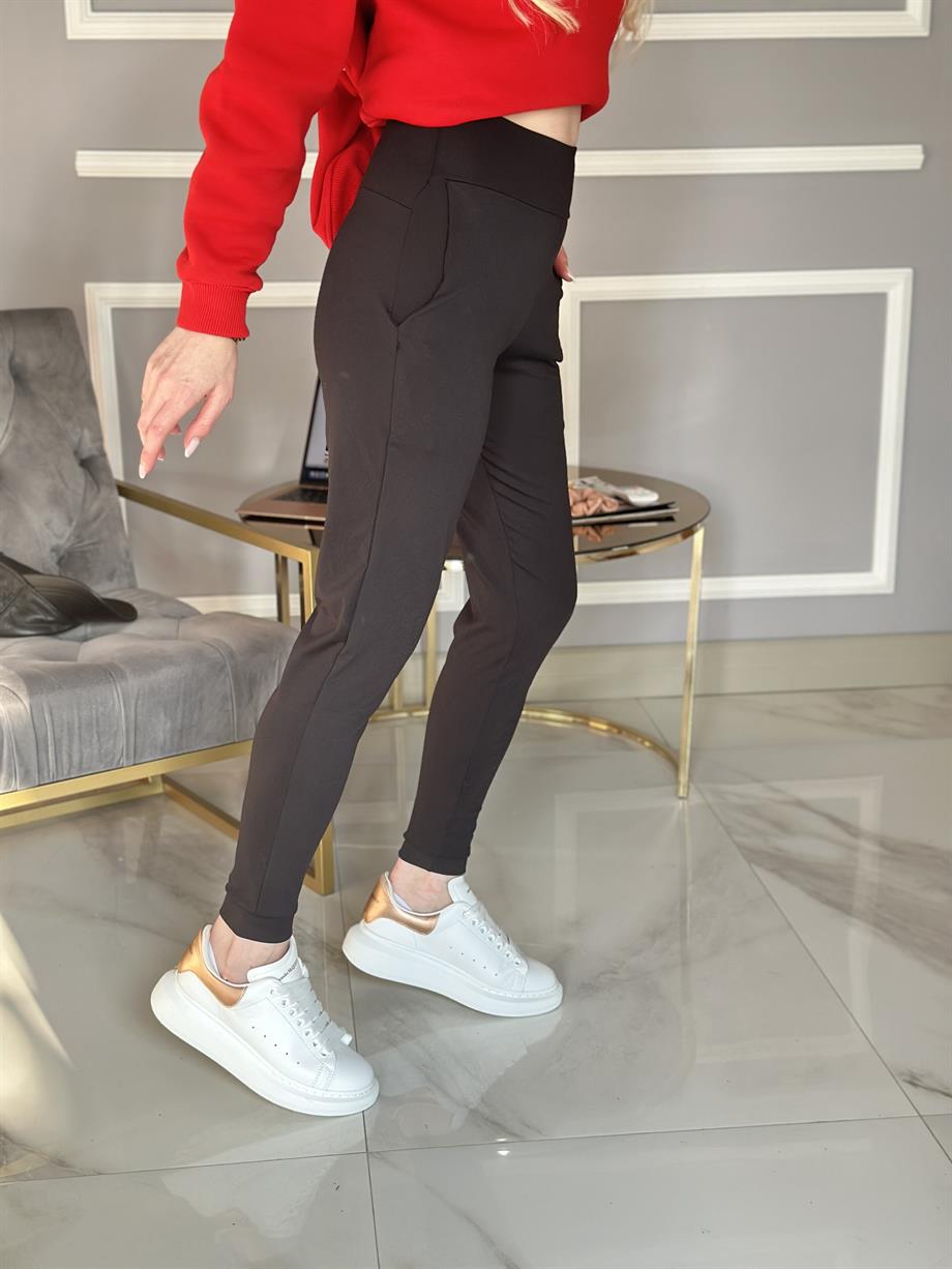 Oys Jogger Tayt Yandan Cepli Siyah
