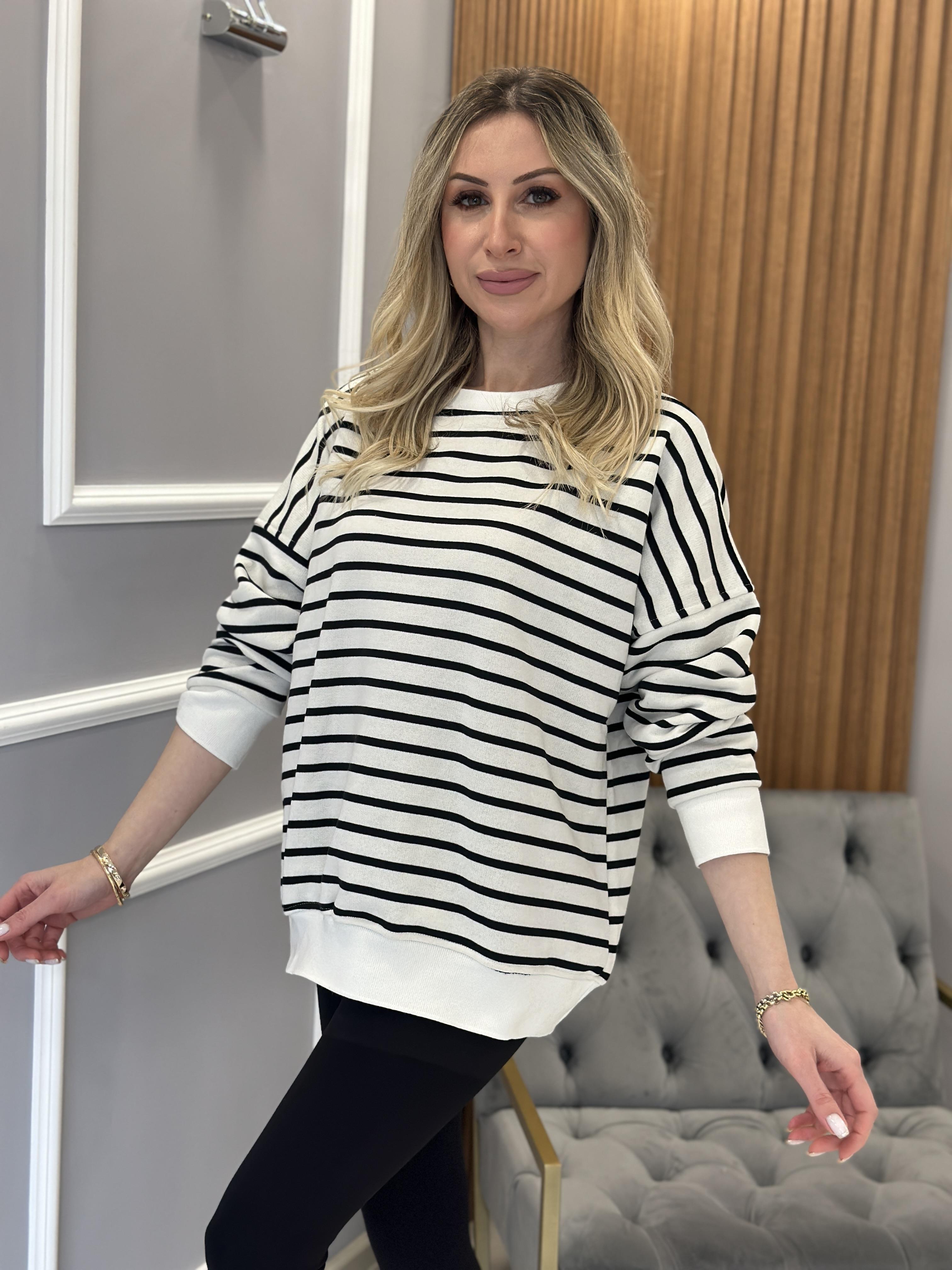 Sweatshirt Çizgili
