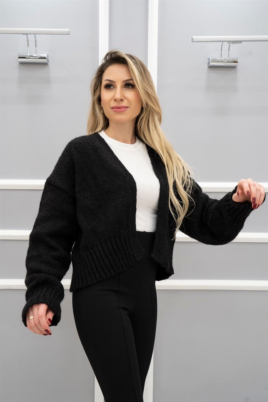 Villo Hırka Siyah