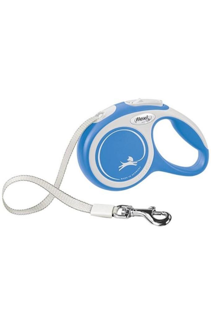 Flexi New Comfort Otomatik Mavi Şerit Gezdirme Small 5 Metre