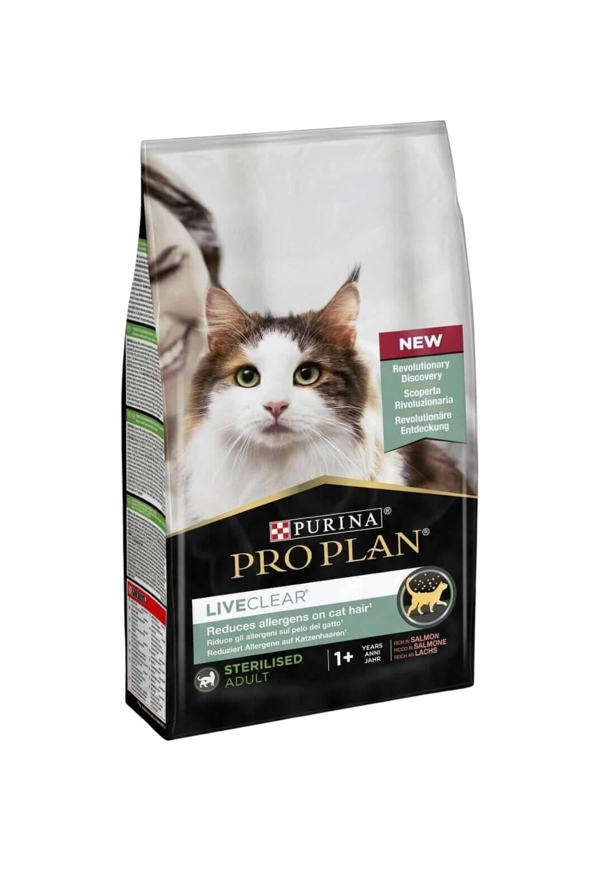 Pro Plan Liveclear Somonlu Alerjen Azaltan Kısırlaştırılmış Kedi Maması 1,4 Kg
