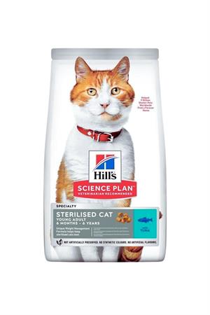 Hill's Sterilised Genç Yetişkin Ton Balıklı Kedi Maması 10 kg