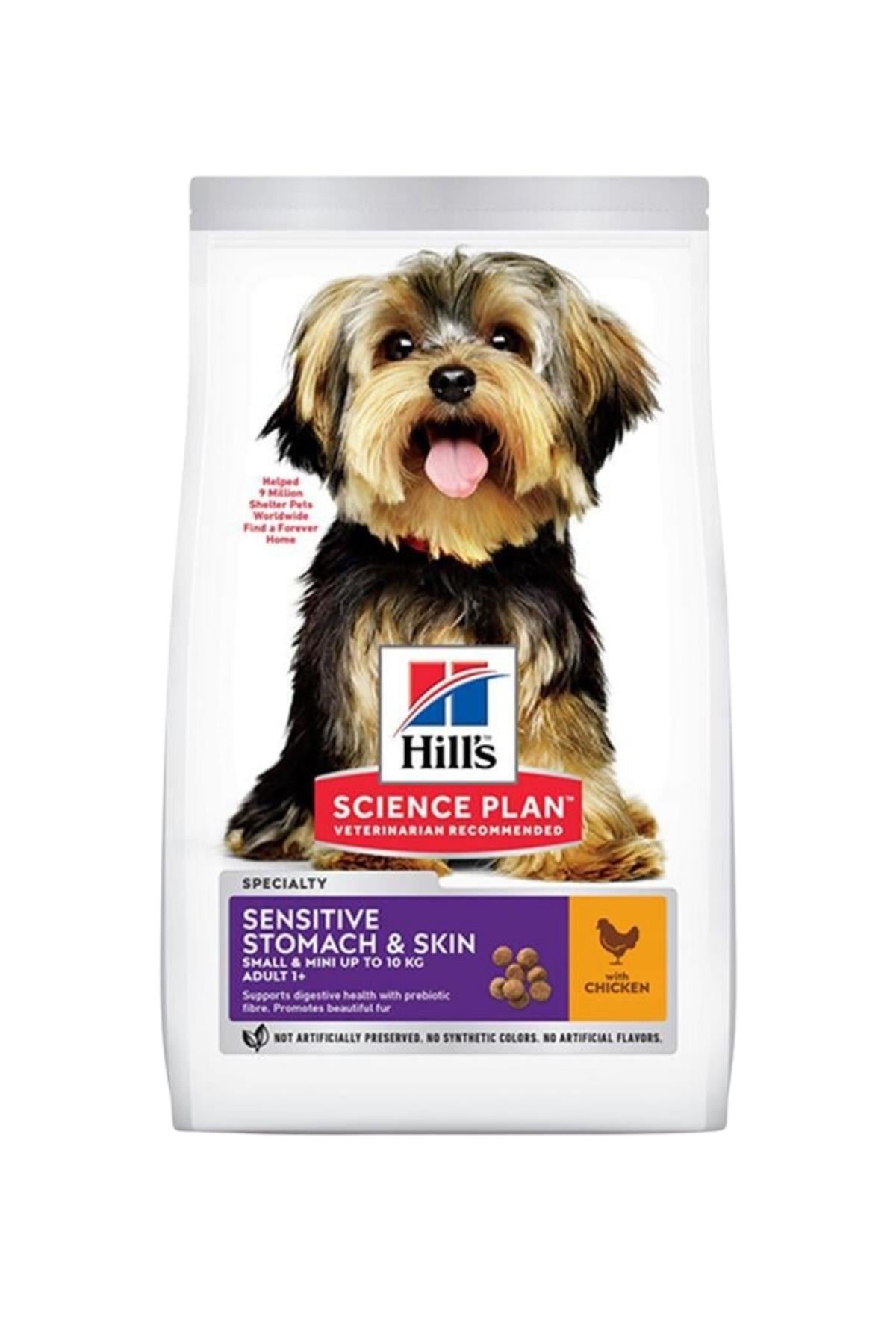 Hills Science Plan Small Miniature Sensitive Stomach Skin Hassas Köpek Maması 1.5 Kg