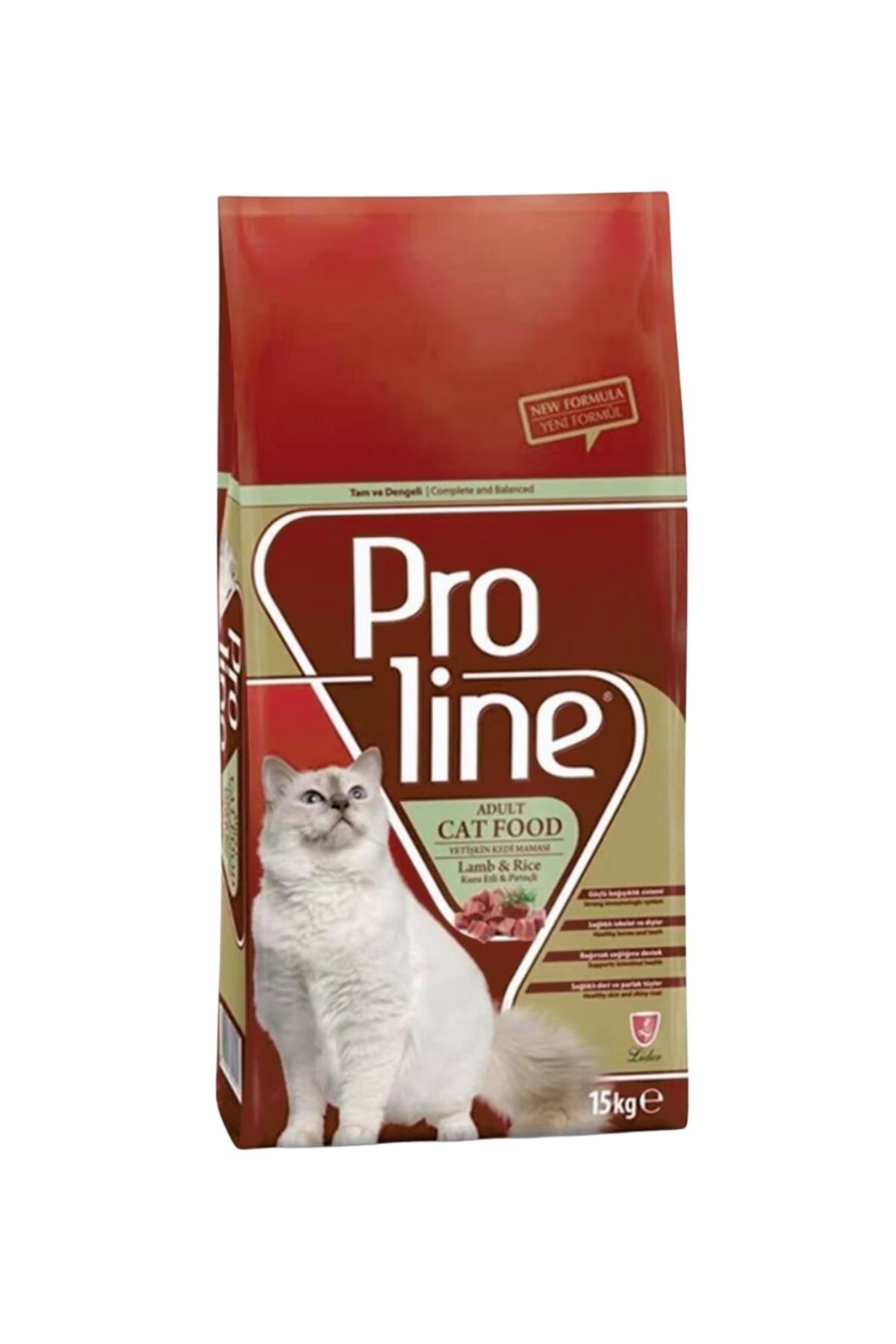 Pro Line Kuzu Etli Ve Pirinçli Yetişkin Kedi Maması 15 Kg
