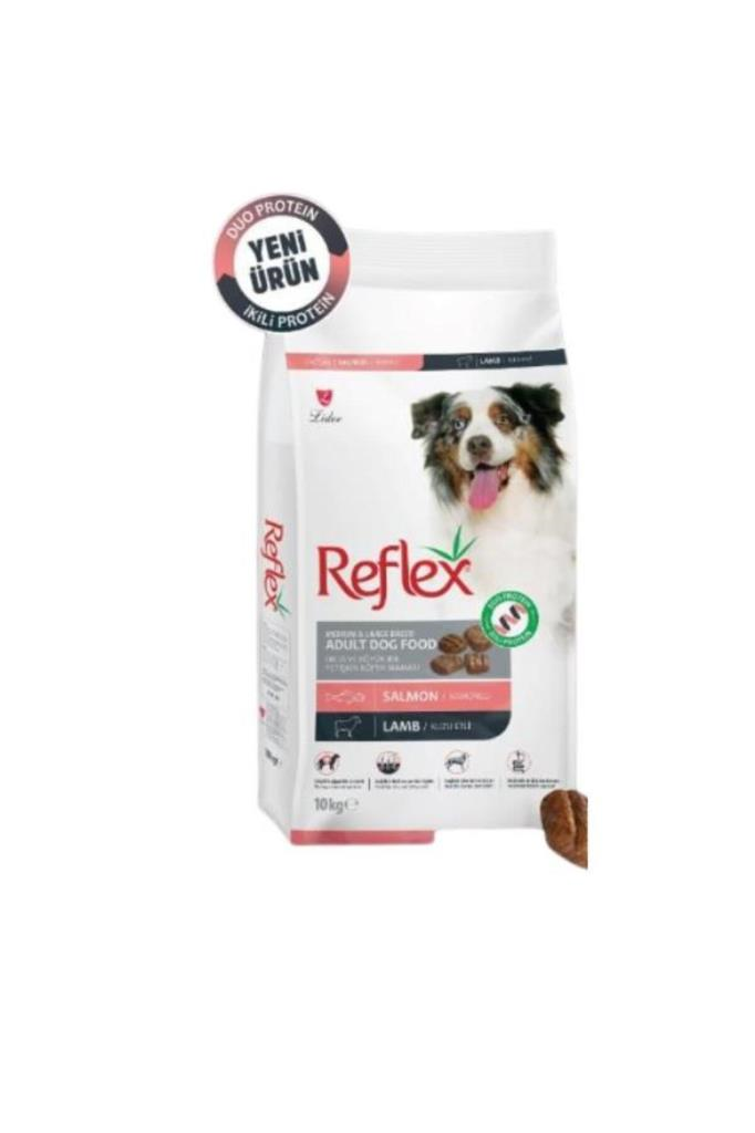 Reflex Reflex Duo Proteinli Somonlu ve Kuzu Etli Orta ve Büyük ırk Yetişkin Köpek Maması 10 kg