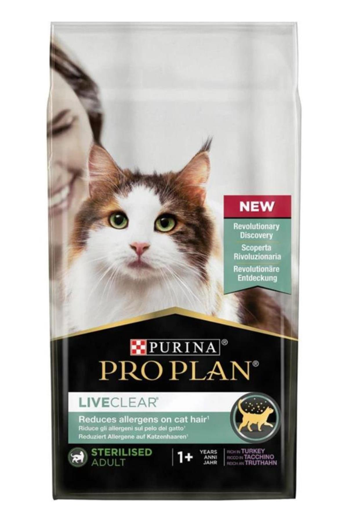 Pro Plan Liveclear Hindili Kısırlaştırılmış Yetişkin Kedi Maması 7kg