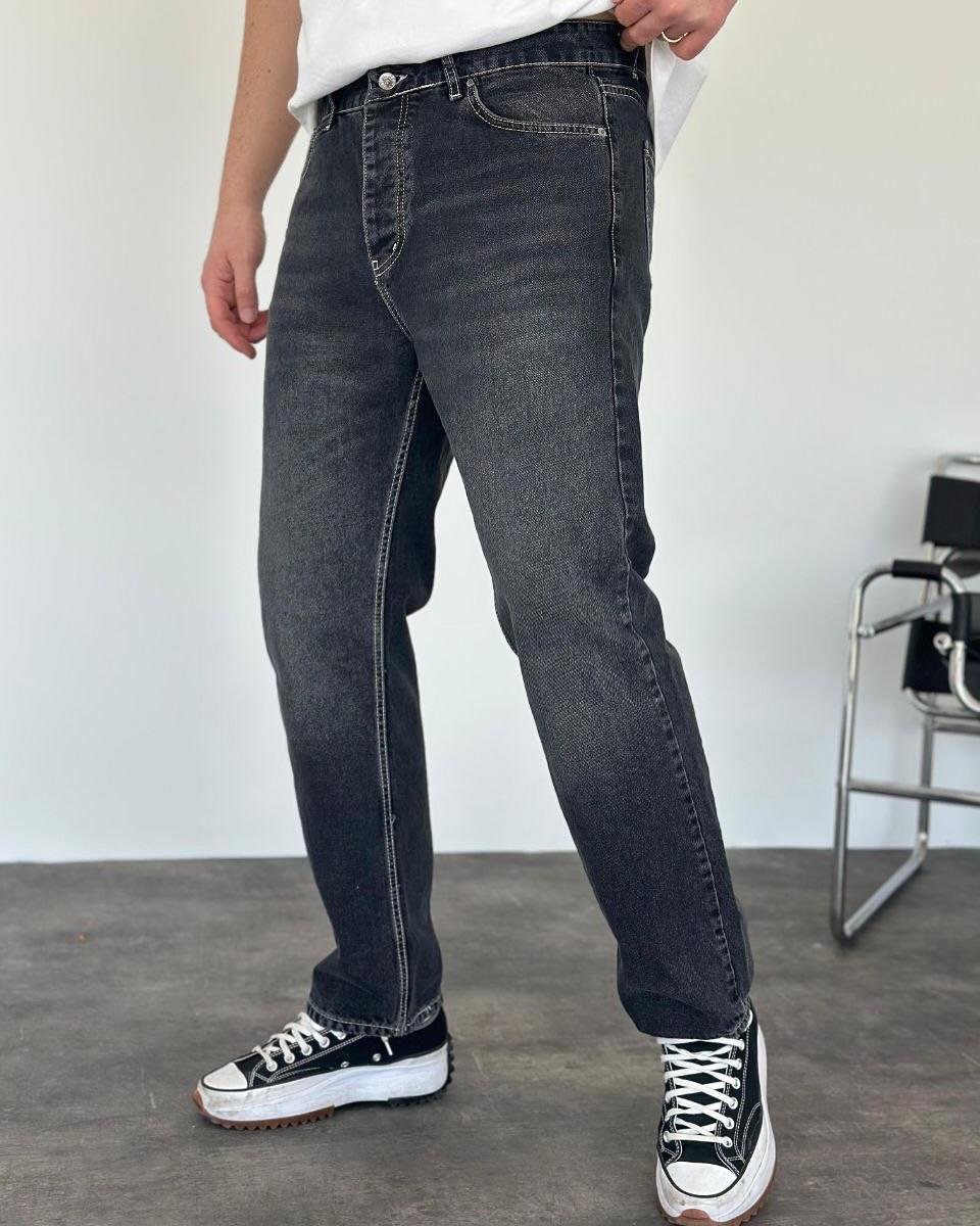 Füme Dikişli Baggy Pantalon