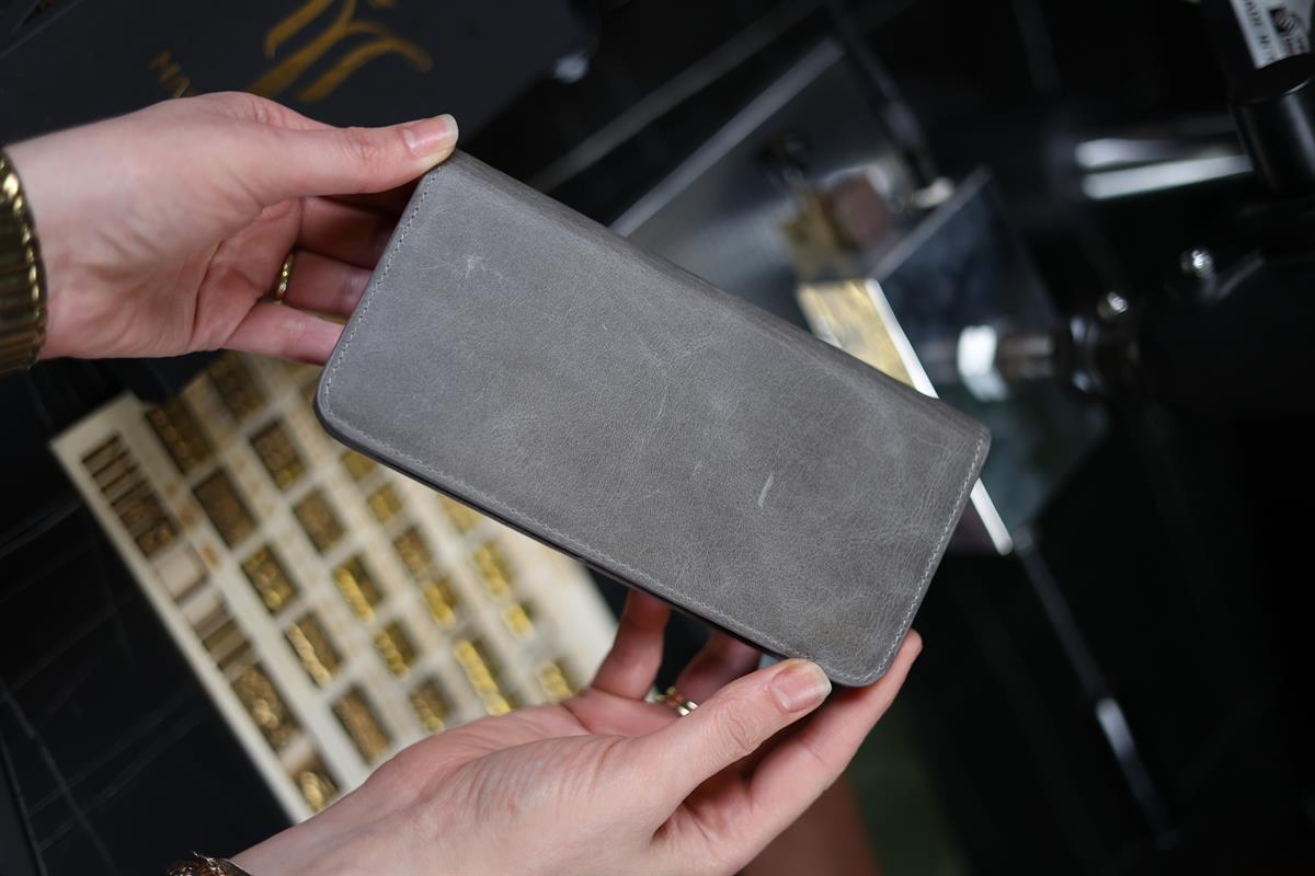 Telephone Part Wallet Gray