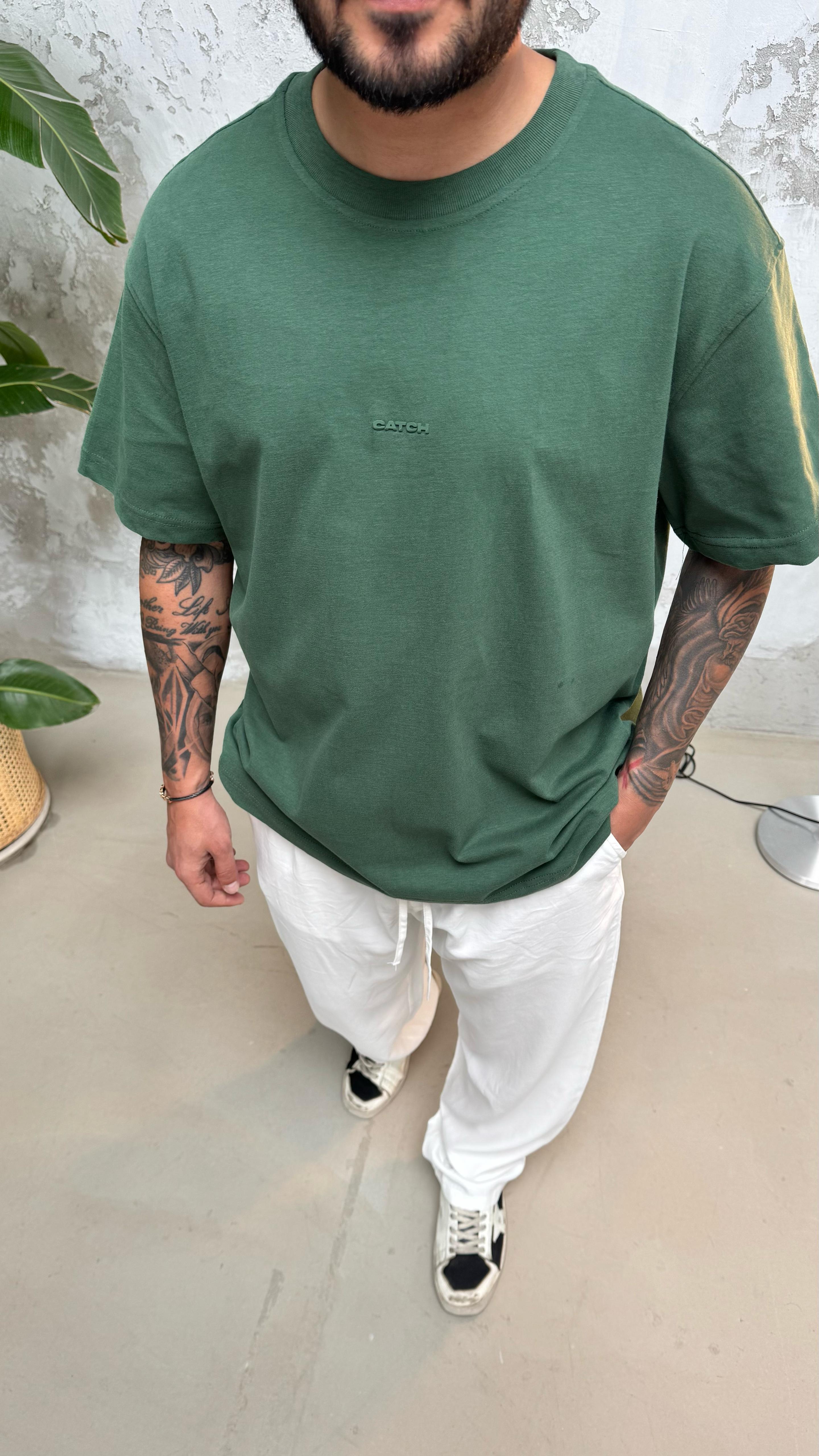 Yeşil Oversize T-Shirt